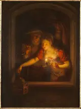 Aleksander Lauréus, A Woman with a Burning Candle