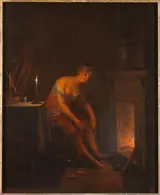 Aleksander Lauréus, Lady Tying her Garter