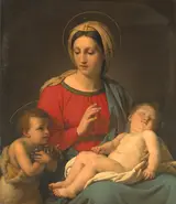Jan Baptist Lodewyck Maes, Virgin and Child with John the Baptist