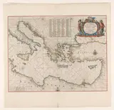 Pieter Goos, Zeekaart van het oostelijk deel van de Middellandse zee
