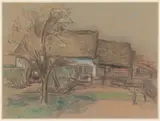 William Degouve de Nuncques, Boerderij met boomgaard