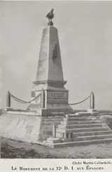 Maxime Real del Sarte, Monument du 106e régiment d'infanterie