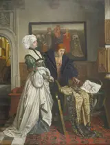Willem Geets, Charles V and Jeanne Vandergeynst at the Cradle of Their Daughter, Marguerite