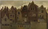 Hendrik Frans Schaefels, Facades on the Handschoenmarkt, Antwerp