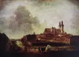 Elias Martin, Utsikt av Uppsala med domkyrka