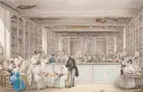 Julie Ribault, Pierre-Joseph Redoute's school of botanical drawing in the Salle Buffon in the Jardin des Plantes