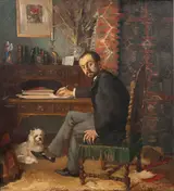 Adolphe Gumery, Portrait of Joris-Karl Huysmans, writer (1848-1907)