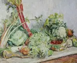 Louise Pickard, Still Life, Vegetables