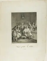 Pietro Antonio Martini, La Petite Toilette (The Little Toilette, from Monument du Costume Physique et Moral de la fin du Dix-huitième siècle)