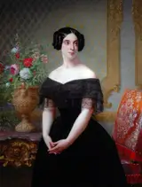 Pierre-Louis Delaval, Portrait of a Lady in Black