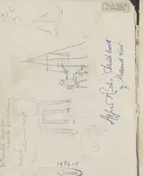 Alfred William Rich, Stoel, schilder achter een ezel en een molen