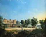Jean-Louis Petit, Jean-Louis Petit - Vue sud du parc et du Château de Foucaud