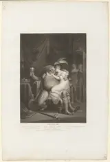 William Satchwell Leney, Prince Hal and Poins Surprise Falstaff with Doll Tearsheet