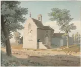 Jean-Lubin Vauzelle, Church by a Road