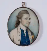 James Nixon, Porträtt av en man i cremefärgad jacka
