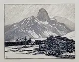 Marie Rollé, Snow Storm on the Alp