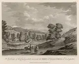 William Angus, A landscape of the country which surrounds the Abbey of Vallis Crucis in Denbighshire
