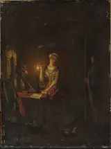 Willem Thans, Sealing a letter with wax