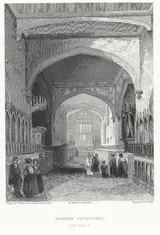 Benjamin Winkles, Bangor Cathedral. The Choir