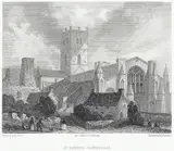 Benjamin Winkles, St. David's Cathedral: north west view