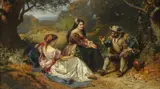 Henri Charles Antoine, Sancho Panza Recounting His Adventure