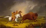 Paul Kane, Assiniboine Hunting Buffalo