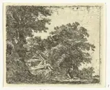 Hermanus van Brussel, Vervallen hut in bos