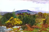 Daniel Alexander Williamson, Spring, Arnside Knot and Coniston range of hills from Warton Crag