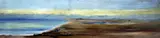 Caroline Emily Gray Hill, Landscape with a Lake Shore Surrounded by Mountains (probably the Dead Sea)