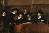 Rembrandt Van Rin, The Sampling Officials of the Amsterdam Drapers’ Guild, known as ‘The Syndics’