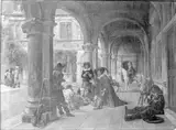 Ignacio León y Escosura, Soldiers Resting, Blois