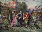 Jean Leon Gerome Ferris, Building the Cradle of Liberty