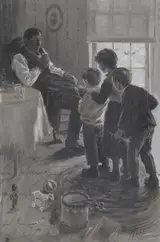 Charles M. Relyea, Frontispiece for James Whitcomb Riley's 'A Defective Santa Clause'