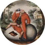 Pieter Brueghel d. J., The Drunkard on an egg