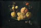 Juan de Zurbarán, Still Life with Fruit and Goldfinch
