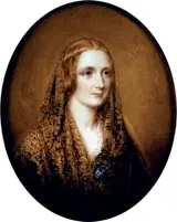 Reginald Easton, Portrait miniature of Mary Wolstonecraft Shelley (1797–1851)