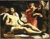 Abraham Janssens, The Dead Christ in the Tomb with Two Angels
