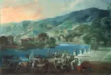 Luis Paret y Alcázar, View of El Arenal in Bilbao