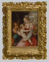 Pier Francesco Foschi, Madonna with Child and Saint John the Baptist