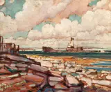 Geoffrey Stephen Allfree, Submarined Ship Coming into Kirkwall