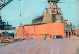 Geoffrey Stephen Allfree, The Quarter-Deck of a Battleship