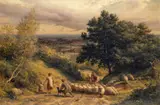 James Thomas Linnell, Driving Sheep: A View from Reigate, Surrey