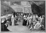 Frans Francken d. J., Festivity with dancing in a Renaissance palace