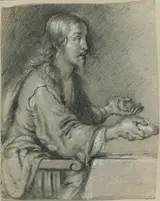 Bernardo Strozzi Il Cappuccino, Christ at Emmaus Presenting the Bread