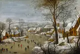 Pieter Brueghel der Jüngere, Winter Landscape with a Bird-trap