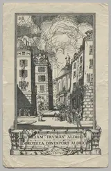Frederick Garrison Hall, Bookplate:  William Truman Aldrich and Dorthea Davenport Aldrich, Ex Libris inscribed
