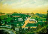 Charles C. Hofmann, View of Benjamin Reber's Farm