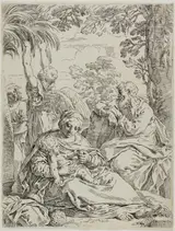 gennannt Il Pesarese Simone Cantarini, Rest on the Flight into Egypt