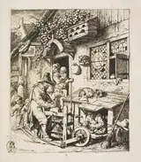 eigentlich „Christian Wilhelm Ernst Dietrich “ Christian Dietricy, The Scissors-Grinder
