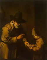 Antonio de Puga, Old Man Teaching a Boy to Read